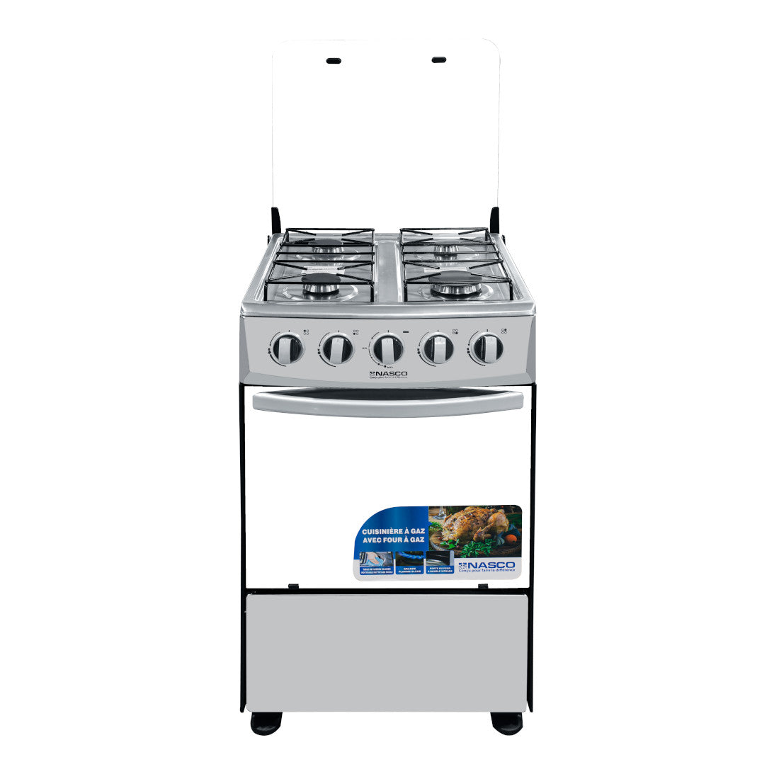 GAZINIERE 4 FEUX - NASGC-50X50S-CTZ