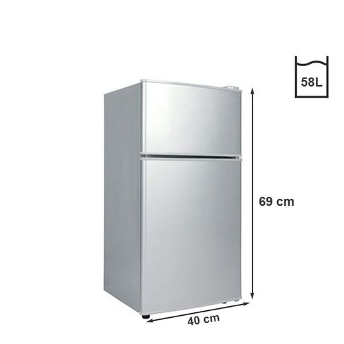 NASF2-100FL - REFRIGERATEUR DOUBLE PORTE NASCO /100Litres