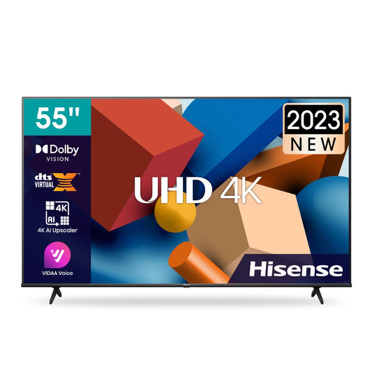 HISENSE TV 55" SMART VIDAA 4K UHD - H55A6N