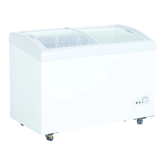 NASCO CONGELATEUR HORIZONTAL VITRE 305LT ECONOMIE D'ENERGIE- DEUX PANIERS - NAS-FS305FL