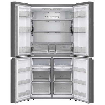 HISENSE REFRIGERATEUR AMERICAIN GLASSDOOR 4 PORTES - 664 L - RC-73WC4SW